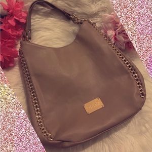 BeBe 3 Compartment Oversized Leather Purse